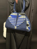 Sac African Blue Elegance – Style moderne & artisanat premium