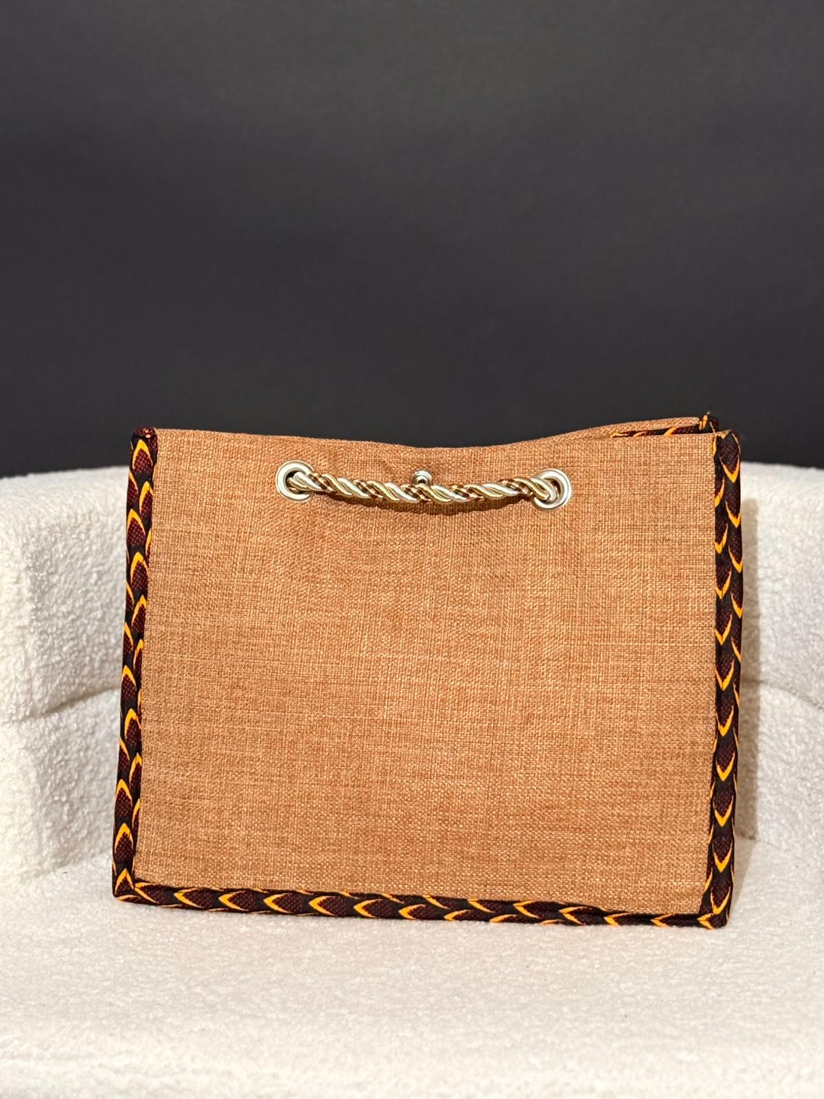 Sac à Main Afrique Éclatante – Wax & Tissu Texturé
