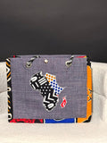 Sac Afrique Élégante – Édition Wax Gris
