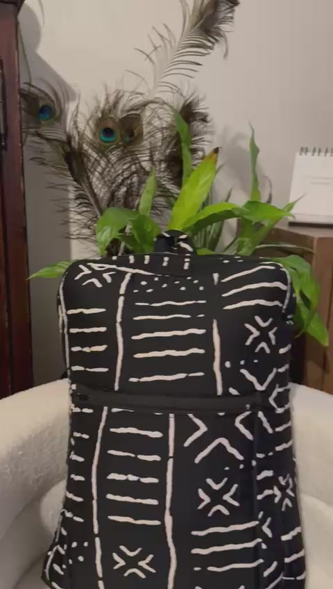 Sac à Dos Africain Mud Cloth – Élégance, Culture & Authenticité
